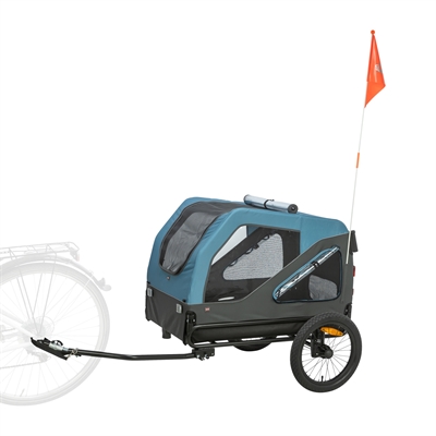 Trixie hondenfietskar blauw/grijs L – voor honden tot 45 kg