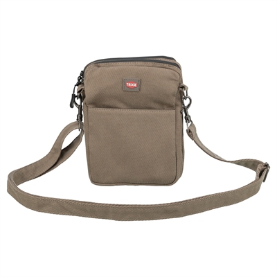 Trixie snackzak ribfluweellook bruin 16 x 21 cm – met heupriem