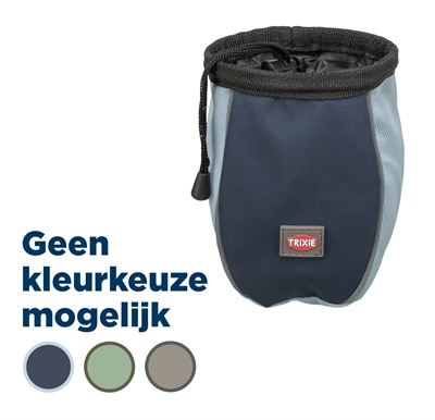Trixie snackzak polyester assorti 13 x 13 x 15 cm – met poepzakjesdispenser