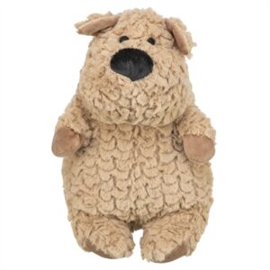 Trixie hondenspeeltje hond rond pluche bruin 30 cm - Afbeelding 1