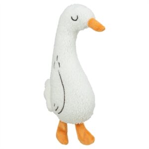 Trixie hondenspeeltje gans pluche wit 28 cm – ritselend - Afbeelding 4