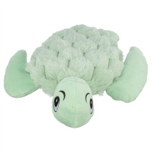 Trixie hondenknuffel schildpad pluche groen 27 cm – ritselend - Afbeelding 4
