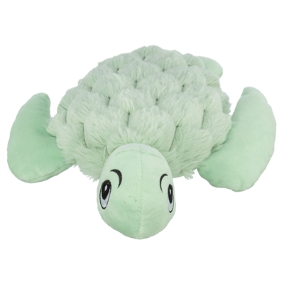 Trixie hondenknuffel schildpad pluche groen 27 cm – ritselend