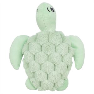 Trixie hondenknuffel schildpad pluche groen 27 cm – ritselend - Afbeelding 5