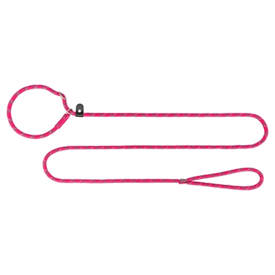 Trixie retrieverlijn Summit rond touw reflecterend fuchsia 180 x 1,3 cm
