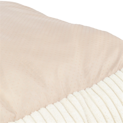Trixie Vital hondenmand Jonna hoekig ribfluweel crème 80 x 60 cm