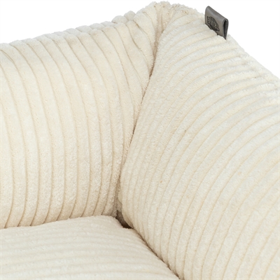 Trixie Vital hondenmand Jonna hoekig ribfluweel crème 120 x 80 cm