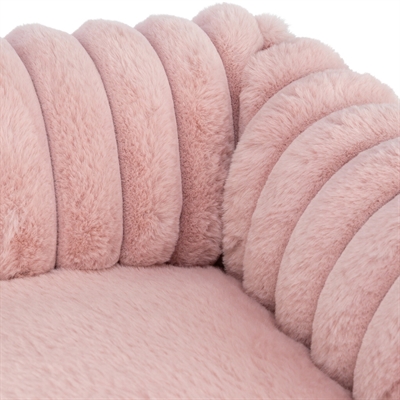 Trixie hondenmand Lonni hoekig ribfluweel roze 65 x 50 cm