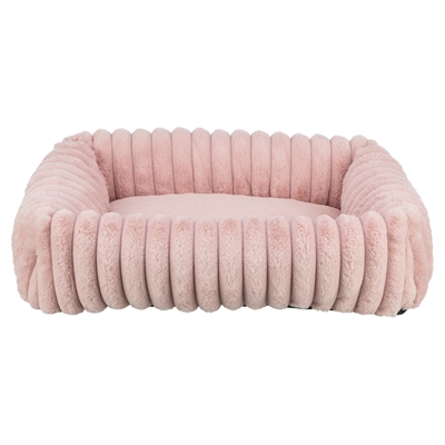 Trixie hondenmand Lonni hoekig ribfluweel roze 80 x 60 cm