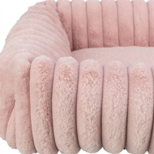 Trixie hondenmand Lonni hoekig ribfluweel roze 80 x 60 cm - Afbeelding 4
