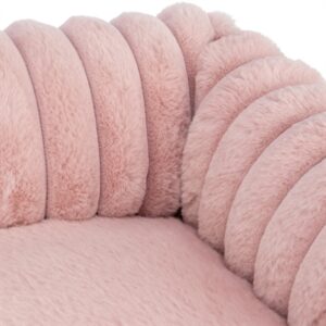 Trixie hondenmand Lonni hoekig ribfluweel roze 80 x 60 cm - Afbeelding 5