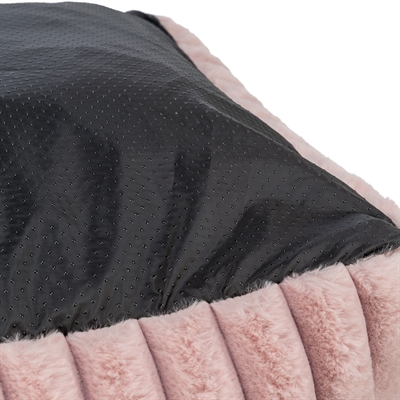 Trixie hondenmand Lonni hoekig ribfluweel roze 100 x 70 cm