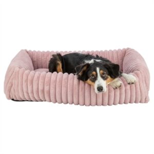 Trixie hondenmand Lonni hoekig ribfluweel roze 100 x 70 cm - Afbeelding 7
