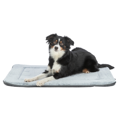Trixie ligmat Lino Soft grijs/lichtgrijs 105 x 70 cm – voor bench