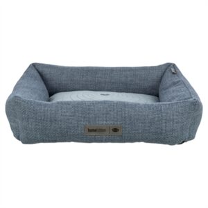 Trixie hondenmand Viviana hoekig velours blauw/lichtblauw 100 x 70 cm - Afbeelding 1