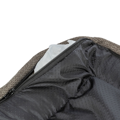 Trixie hondenmand Liano Vital orthopedisch hoekig taupe 120 x 90 cm