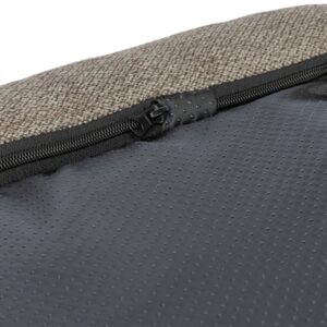 Trixie hondenkussen Liano hoekig velours taupe 120 x 70 cm - Afbeelding 6