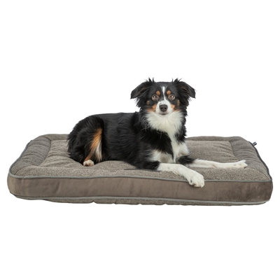 Trixie hondenkussen Liano hoekig velours taupe 120 x 70 cm