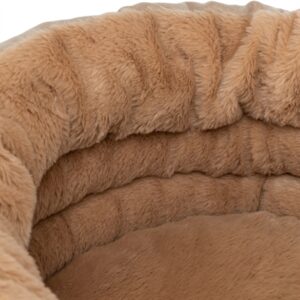 Trixie hondenmand Liano Soft rond zand/bruin 45 x 45 x 20 cm - Afbeelding 5