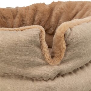 Trixie hondenmand Liano Soft rond zand/bruin 65 x 65 x 20 cm - Afbeelding 6