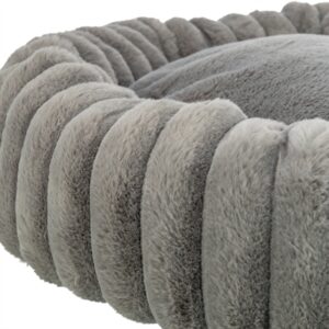 Trixie hondenmand Lonni rond brede ribstof antraciet 50 x 50 x 12 cm - Afbeelding 4