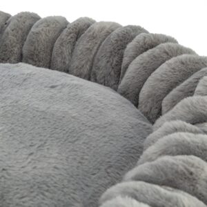 Trixie hondenmand Lonni rond brede ribstof antraciet 50 x 50 x 12 cm - Afbeelding 5