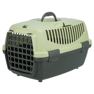 Trixie vervoersbox Capri 1 donkergrijs/pastelgroen 32 x 48 x 31 cm - Afbeelding 1