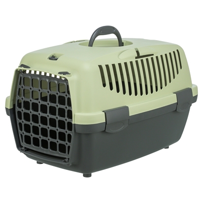 Trixie vervoersbox Capri 1 donkergrijs/pastelgroen 32 x 48 x 31 cm