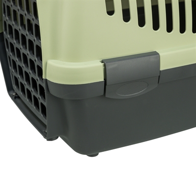 Trixie vervoersbox Capri 1 donkergrijs/pastelgroen 32 x 48 x 31 cm