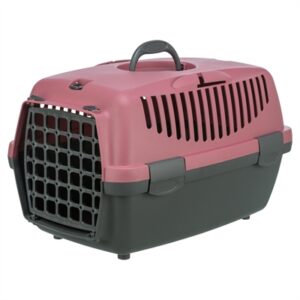 Trixie vervoersbox Capri 1 donkergrijs/oudroze 32 x 48 x 31 cm - Afbeelding 1