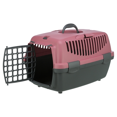 Trixie vervoersbox Capri 1 donkergrijs/oudroze 32 x 48 x 31 cm