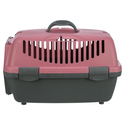 Trixie vervoersbox Capri 1 donkergrijs/oudroze 32 x 48 x 31 cm