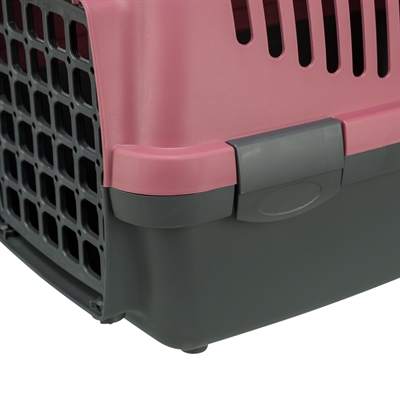 Trixie vervoersbox Capri 1 donkergrijs/oudroze 32 x 48 x 31 cm