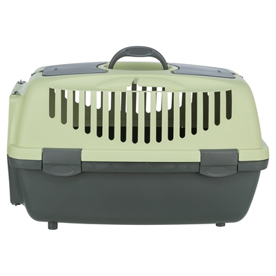 Trixie vervoersbox Capri 2 donkergrijs/pastelgroen 37 x 55 x 34 cm