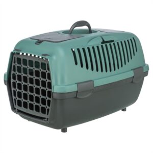 Trixie vervoersbox Capri 2 donkergrijs/petrol 37 x 55 x 34 cm - Afbeelding 1