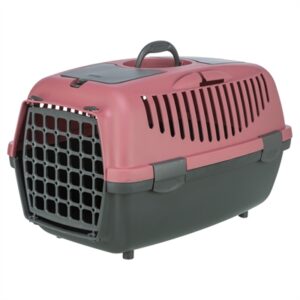 Trixie vervoersbox Capri 2 donkergrijs/oudroze 37 x 55 x 34 cm - Afbeelding 1