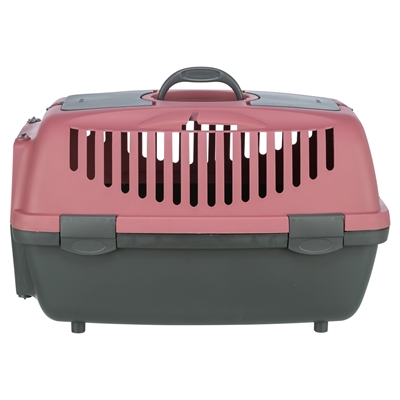 Trixie vervoersbox Capri 2 donkergrijs/oudroze 37 x 55 x 34 cm