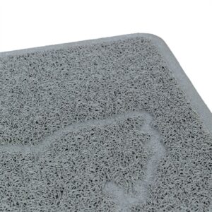 Trixie kattenbakmat kattensilhouet lichtgrijs 48 x 35 cm – pvc, slipvast - Afbeelding 4