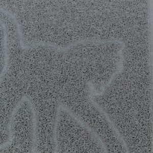 Trixie kattenbakmat kattensilhouet lichtgrijs 48 x 35 cm – pvc, slipvast - Afbeelding 5