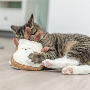 Trixie kattenspeeltje toast XXL pluche met Amerikaanse catnip 18 cm - Afbeelding 5