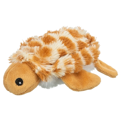 Trixie spartel schildpad pluche 14 cm – oplaadbaar kattenspeeltje