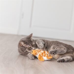 Trixie spartel schildpad pluche 14 cm – oplaadbaar kattenspeeltje - Afbeelding 6