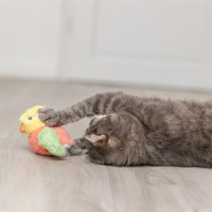 Trixie spartel vogel pluche 10 cm – oplaadbaar kattenspeeltje - Afbeelding 7