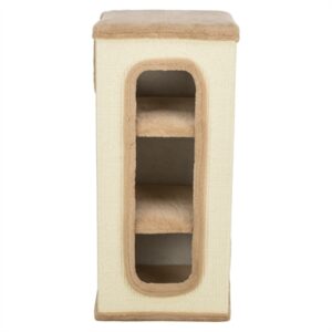 Trixie kattentoren Doria taupe 38 x 38 x 85 cm – drie verdiepingen - Afbeelding 4