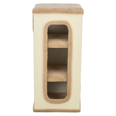 Trixie kattentoren Doria taupe 38 x 38 x 85 cm – drie verdiepingen