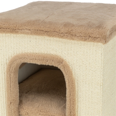 Trixie kattentoren Doria taupe 38 x 38 x 85 cm – drie verdiepingen