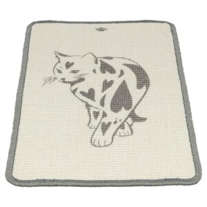 Trixie krabmat jute met kattenprint taupe 55 x 35 cm – hangend of liggend - Afbeelding 4