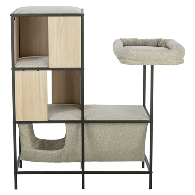 Trixie krabpaal Citystyle met metalen frame crème 95 x 62 x 100 cm