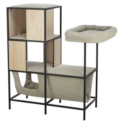 Trixie krabpaal Citystyle met metalen frame crème 95 x 62 x 100 cm