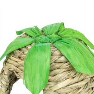 Trixie knaagdierhuisje gras met maïsbladeren 16 x 16 x 12 cm - Afbeelding 5